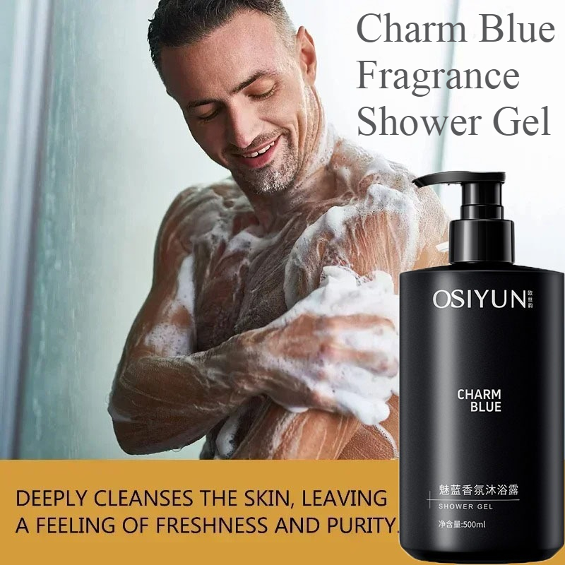 Perfume Fragrance One - 500ml Charm Blue Fragrance เจลอาบน้ํา Men's