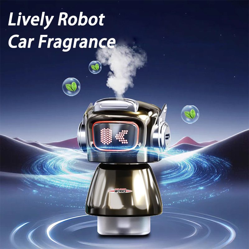 Fragrance Perfume R60 - เครื่องพ่นน้ำหอมปรับอากาศในรถยนต์รูปทรงหุ่นยนต์ สำหรับรถยนต์ Cooper One F56 F57