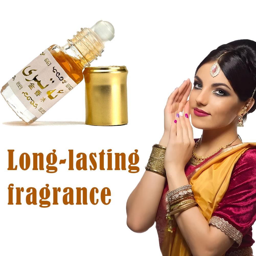 Fragrance World Perfume - น้ำหอมอาหรับแบบโรลออน พกพาสะดวก กลิ่นหอมติดทนนาน สำหรับผู้ชายและผู้หญิง น้ำหอมโรลออนทองคำจากตะวันออกกลาง กลิ่นหอมพกพาสะดวก