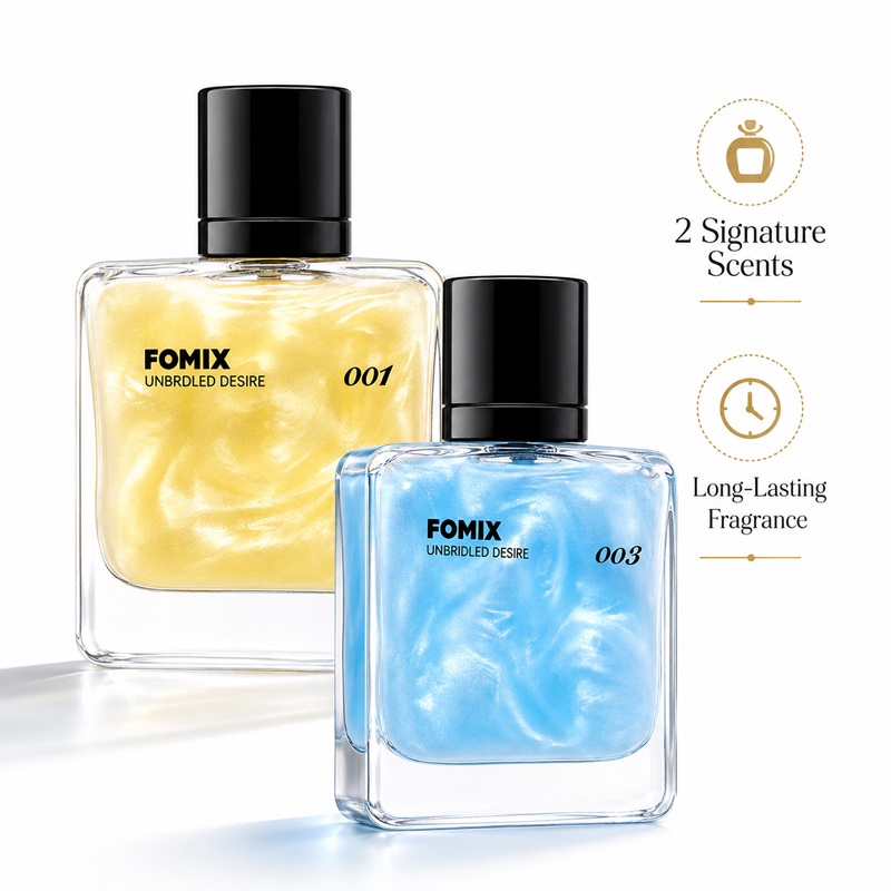 Fragrance And Perfume - FOMIX ชุดน้ำหอมสำหรับผู้ชาย 2 ชิ้น, กลิ่นหอมสดชื่นจากทะเลและกลิ่นอบอุ่นเย้ายวนติดทนนาน, น้ำหอม