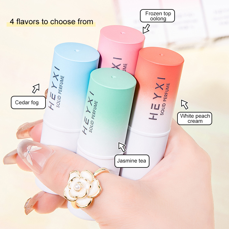 Perfume Fragrance Kit - ชุดบาล์มน้ำหอมแบบแข็ง 4 กลิ่น สดชื่น พกพาสะดวก ขนาดพกพา