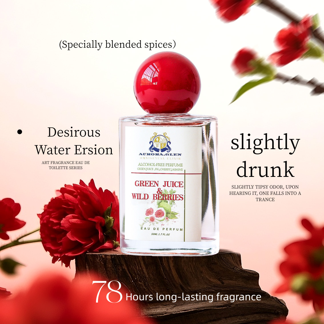 Fragrance World Perfume - น้ำหอมแบรนด์แท้ กลิ่นใบมะเดื่อเขียว สำหรับผู้หญิง 50 มล. กลิ่นหอมติดทนนาน