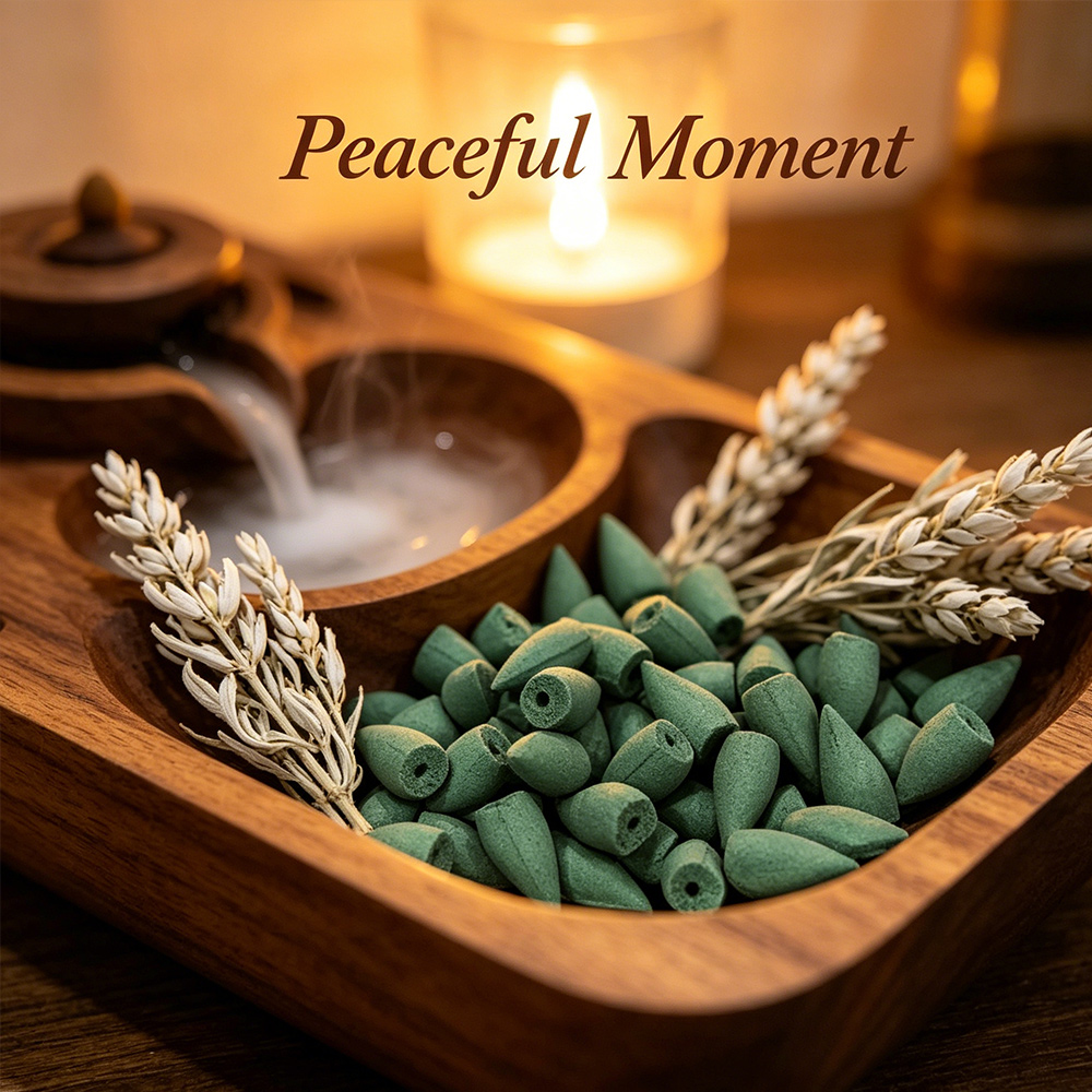 กรวยธูปหอมไวท์เสจ กลิ่นหอมธรรม - Perfume Fragrance Oils For Candles บทวิจารณ์และราคา