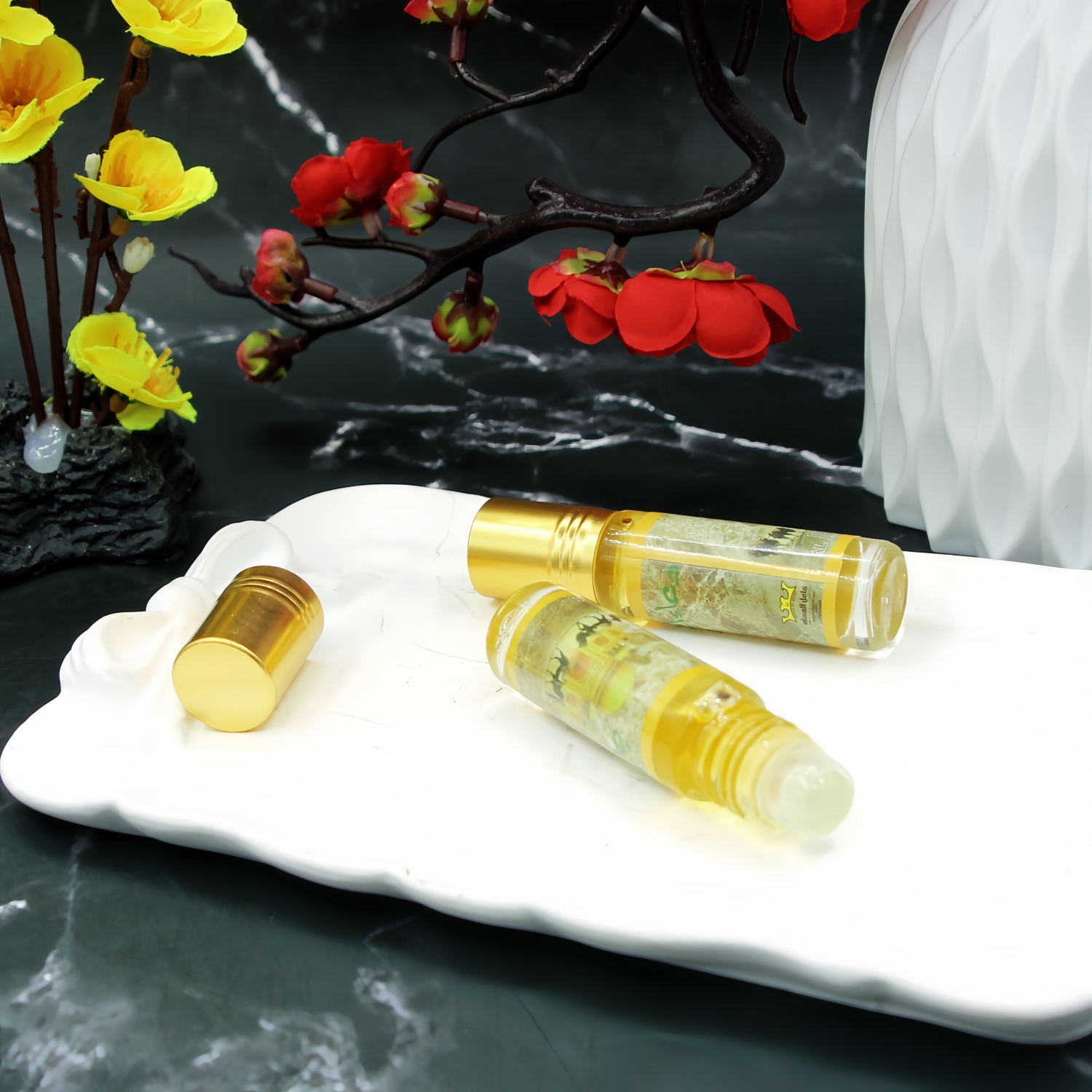 น้ำหอมส่วนตัวแบบน้ำมัน 3 ชิ้น  - Fragrance World Perfume บทวิจารณ์และราคา
