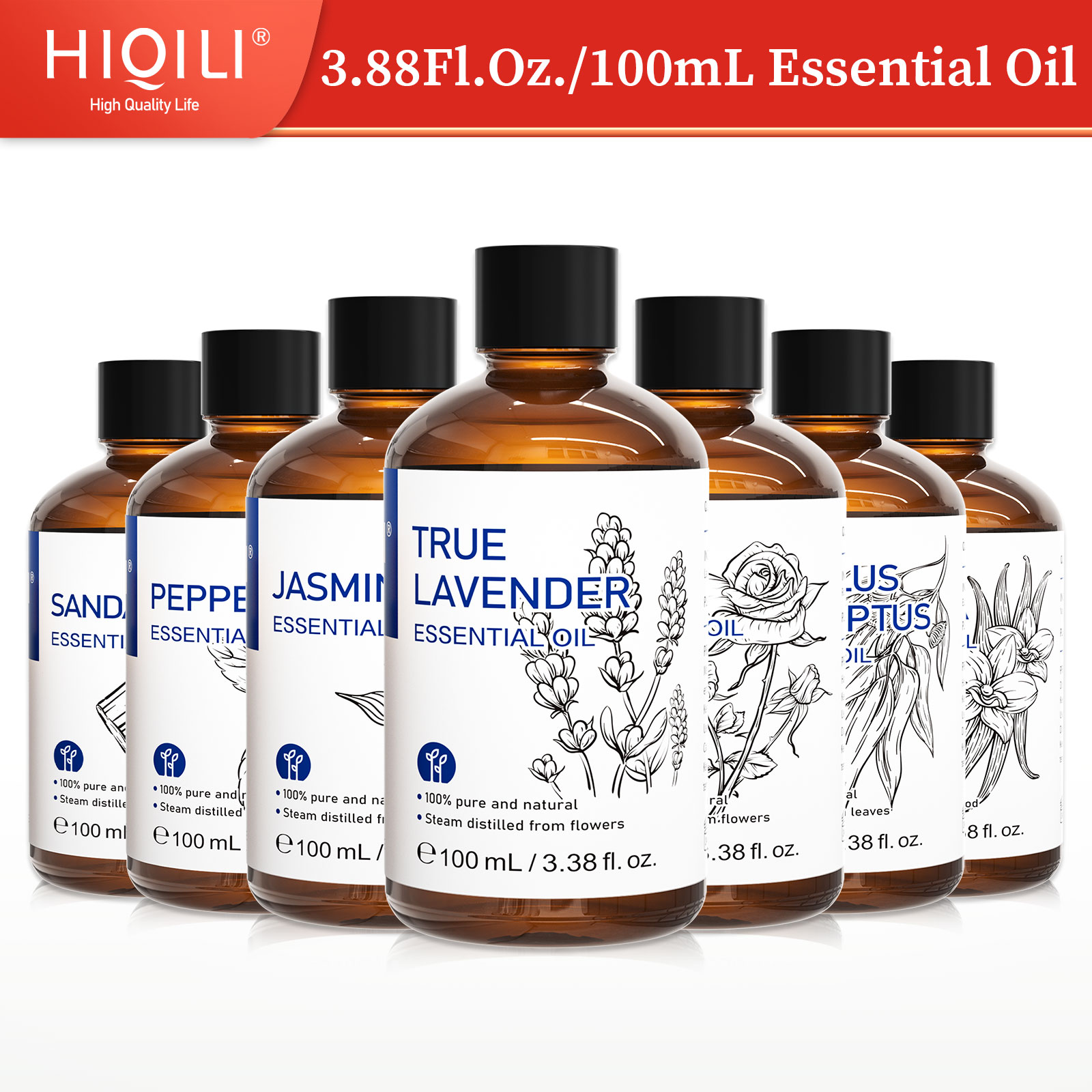 HIQILI น้ำมันหอมระเหยธรรมชาติ  - Perfume Fragrance Oils For Candles บทวิจารณ์และราคา