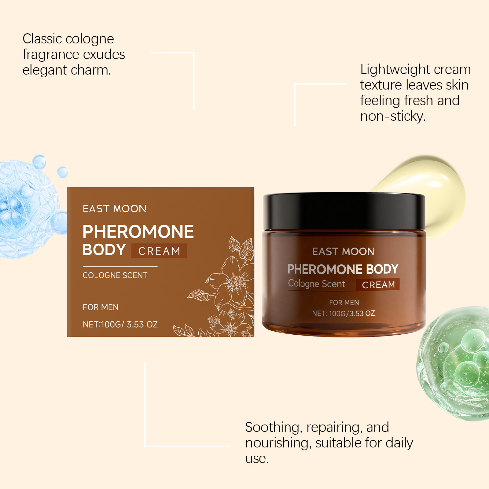 โลชั่นบำรุงผิว East Moon Men ก - Perfume Fragrance One บทวิจารณ์และราคา